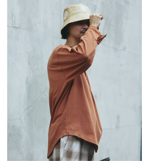 JOURNAL STANDARD relume「ガーメントダイ スリーピング ヘンリーネック Tシャツ」|Tシャツ・カットソー|