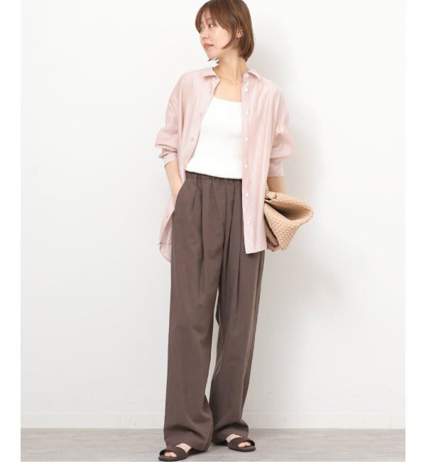 JOURNAL STANDARD relume「リネンミックスリラックスカーブパンツ」|その他|