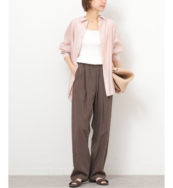 JOURNAL STANDARD relume「リネンミックスリラックスカーブパンツ」|その他|