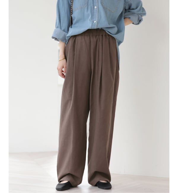 JOURNAL STANDARD relume「リネンミックスリラックスカーブパンツ」|その他|