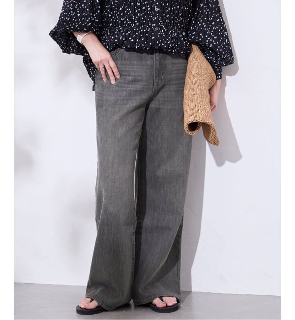 JOURNAL STANDARD「《追加》12.5oz WIDE LEG DENIM」|デニム|グレーB