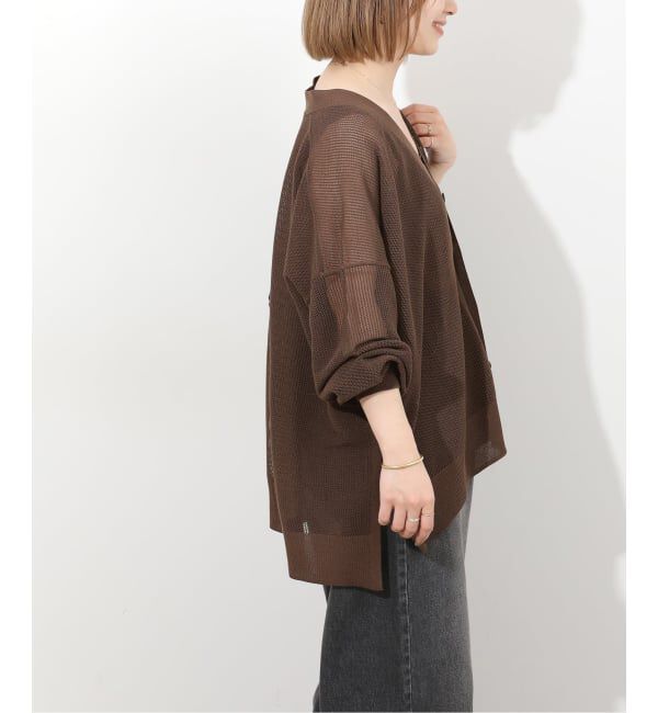 JOURNAL STANDARD relume「《予約》リネンミックスメッシュVネックカーディガン」|カーディガン|