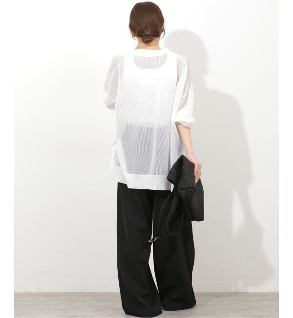 JOURNAL STANDARD relume「《予約》リネンミックスメッシュVネックカーディガン」|カーディガン|