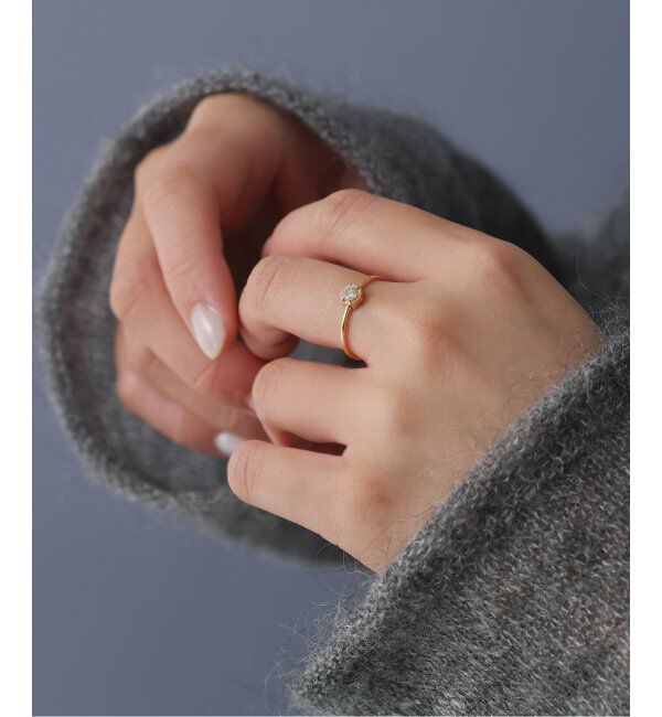 Lilas by Spick&Span「0.18ct六角ダイヤリング K18」|リング|