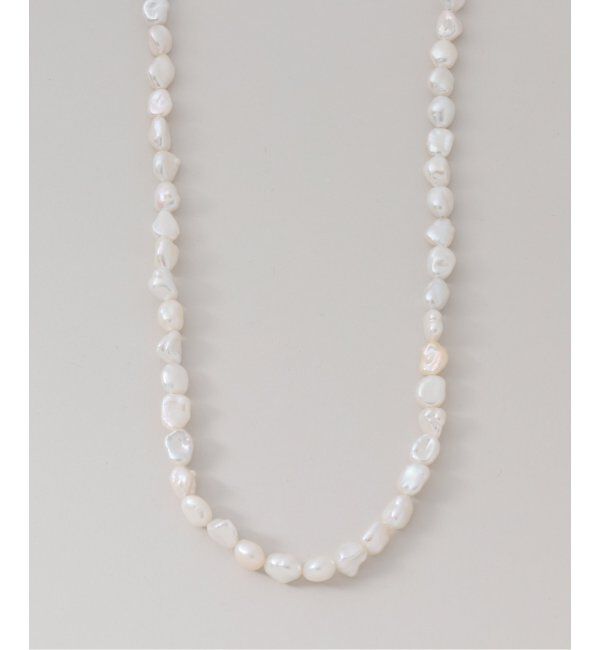 Lilas by Spick&Span「バロックパール65cmネックレス SV」|ネックレス|