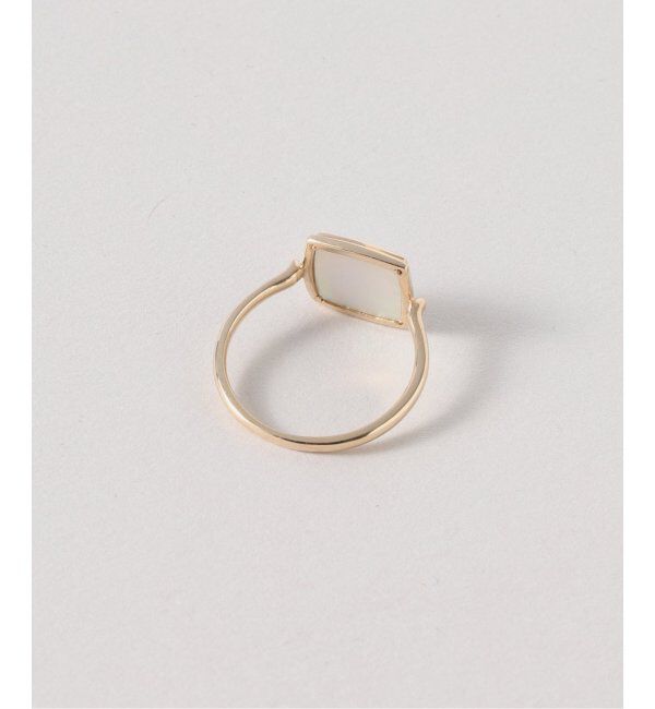 Lilas by Spick&Span「スクエアシェルリング K10」|リング|