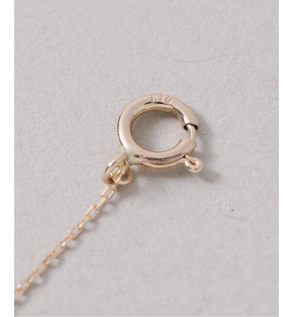 Lilas by Spick&Span「ブラウンH＆Cダイヤバー50cmネックレス K10」|ネックレス|