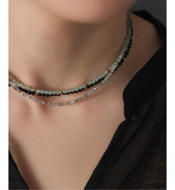 Spick and Span「《予約》【SAMH by LILAS】アベンチュリンネックレス SV」|ネックレス|