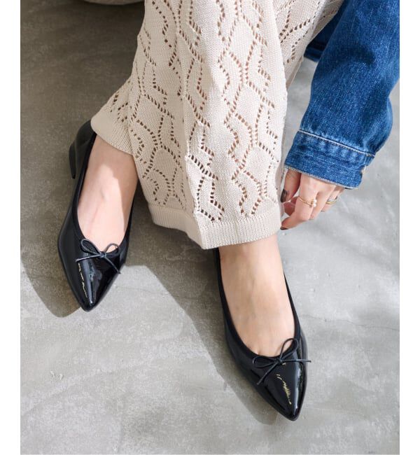  「≪追加≫ポインテッドエナメルバレエ」|バレエシューズ|