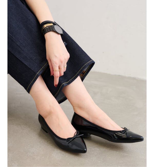  「≪追加≫ポインテッドエナメルバレエ」|バレエシューズ|