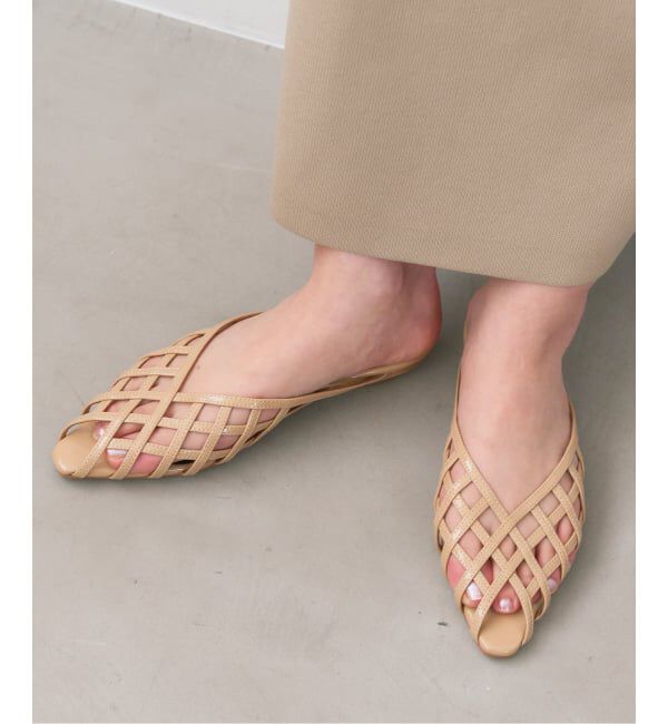  「フレンチスクエアカットワークミュール」|その他|