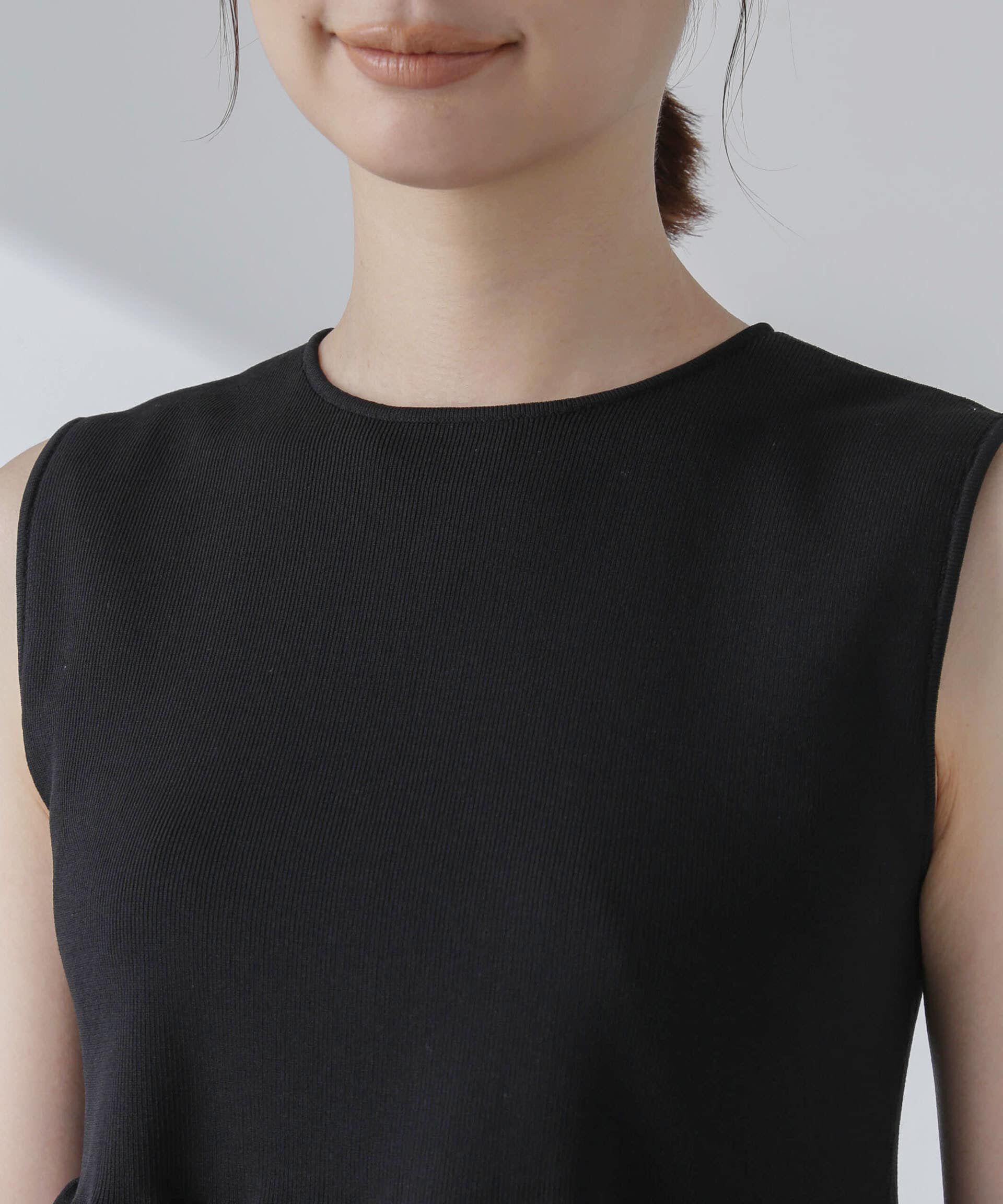 nano･universe「前後2WAYペプラムニットトップス」|ニット・セーター|