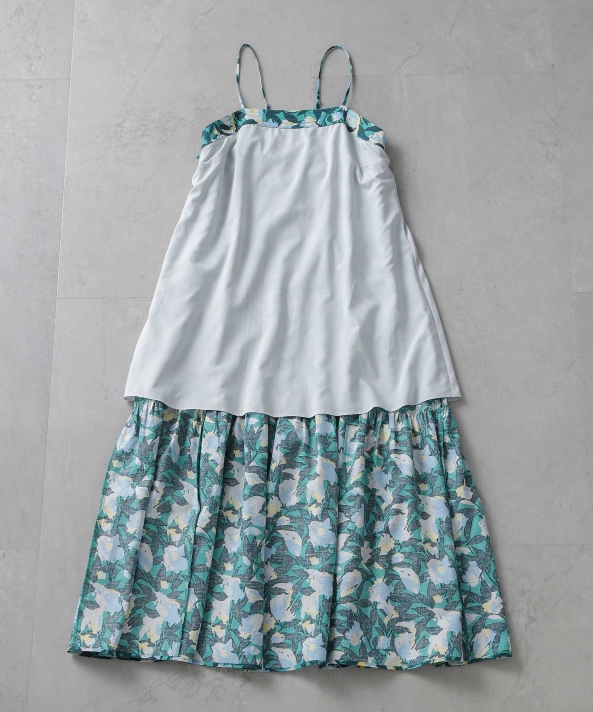 nano･universe「ボタニカルプリントキャミワンピース」|ワンピース|