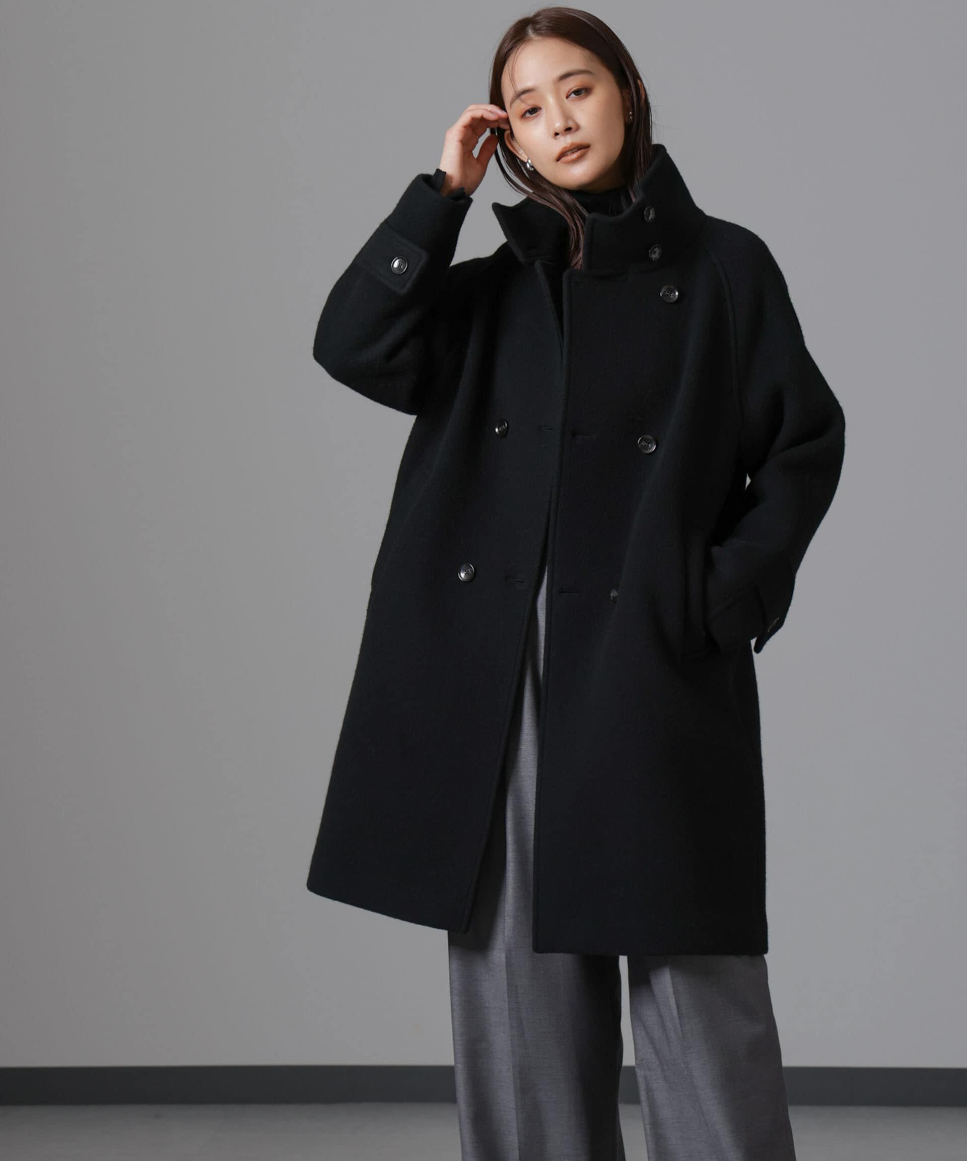 nano･universe「PECOLAMBウールカシミヤスタンドカラーコート」|その他|