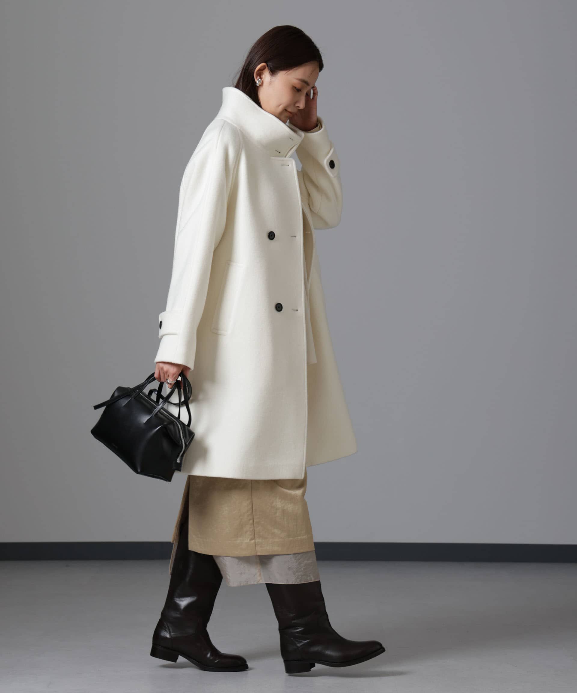 nano･universe「PECOLAMBウールカシミヤスタンドカラーコート」|その他|