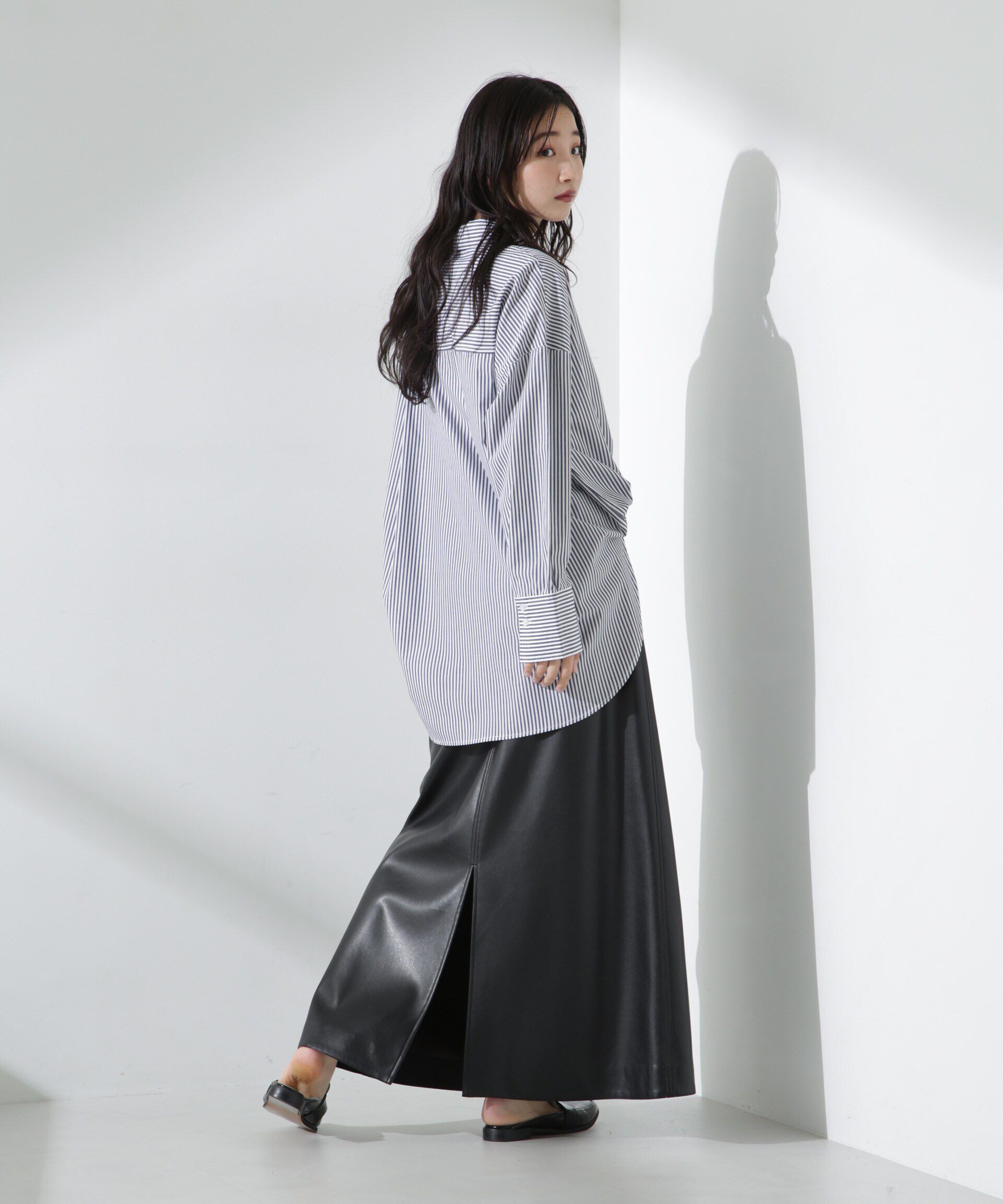 nano･universe「ブロードワイドシルエットシャツ」|シャツ・ブラウス|