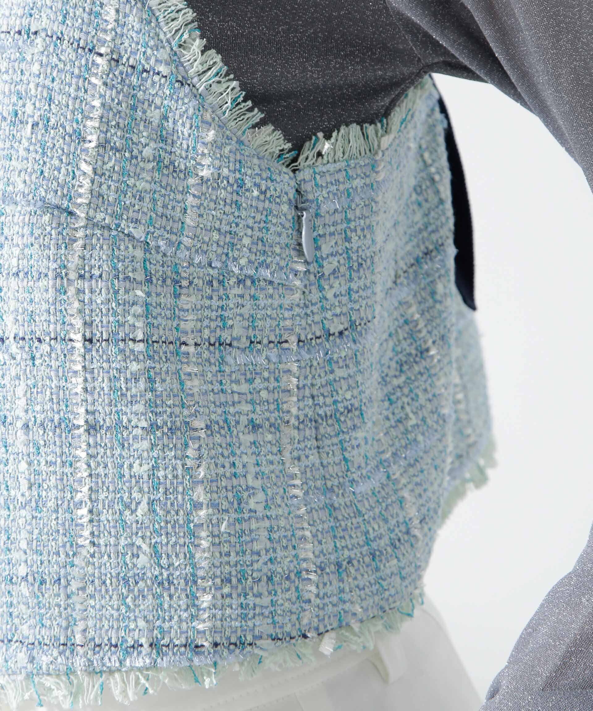 nano･universe「ツィードショートビスチェ」|シャツ・ブラウス|