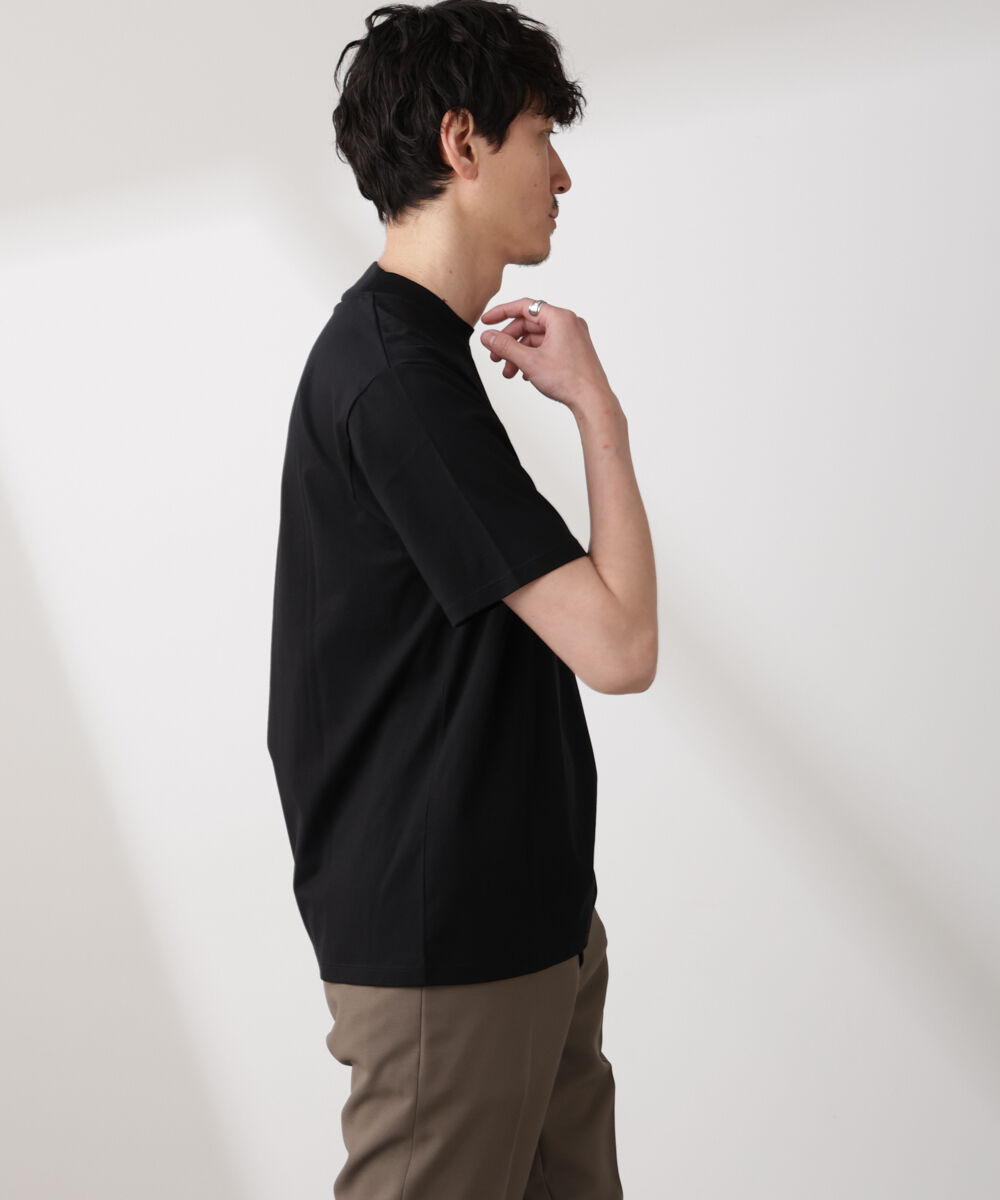 nano･universe「ジャケT(R) クルーネック 半袖」|Tシャツ・カットソー|