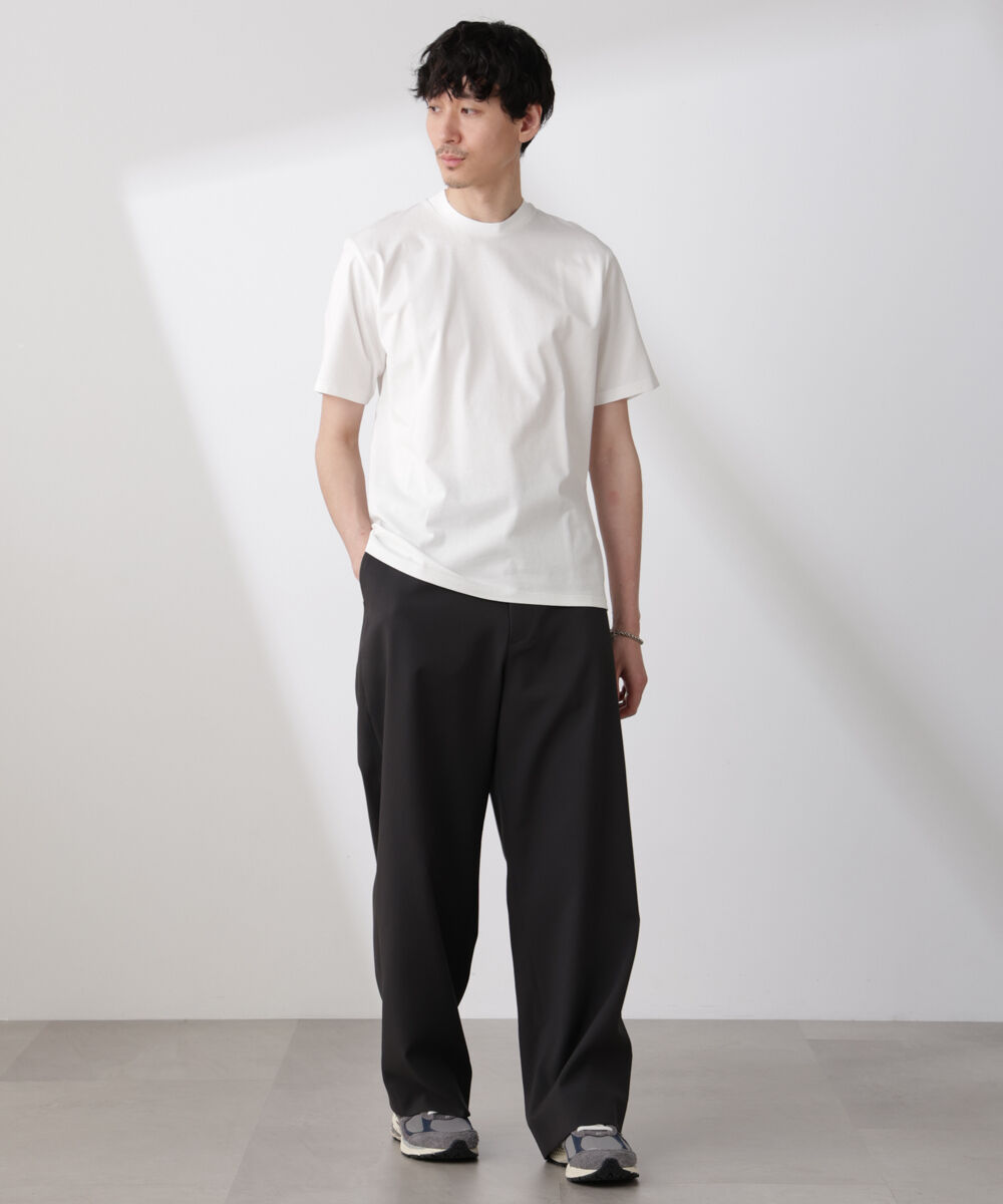 nano･universe「ジャケT(R) クルーネック 半袖」|Tシャツ・カットソー|