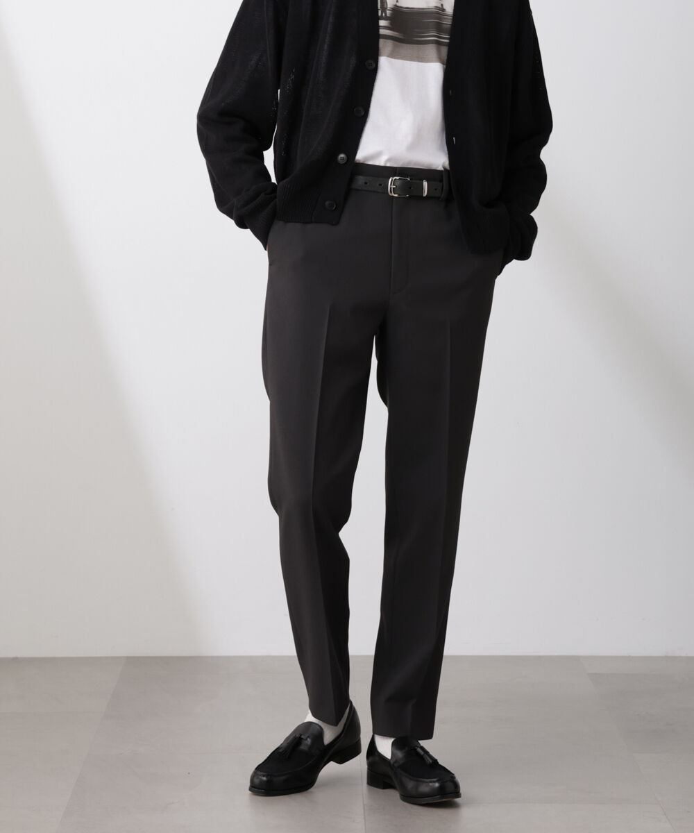 nano･universe「｢SOIGNE｣ECOPET(R)&times;AERO ツイルストレッチスラックス」|チノ|