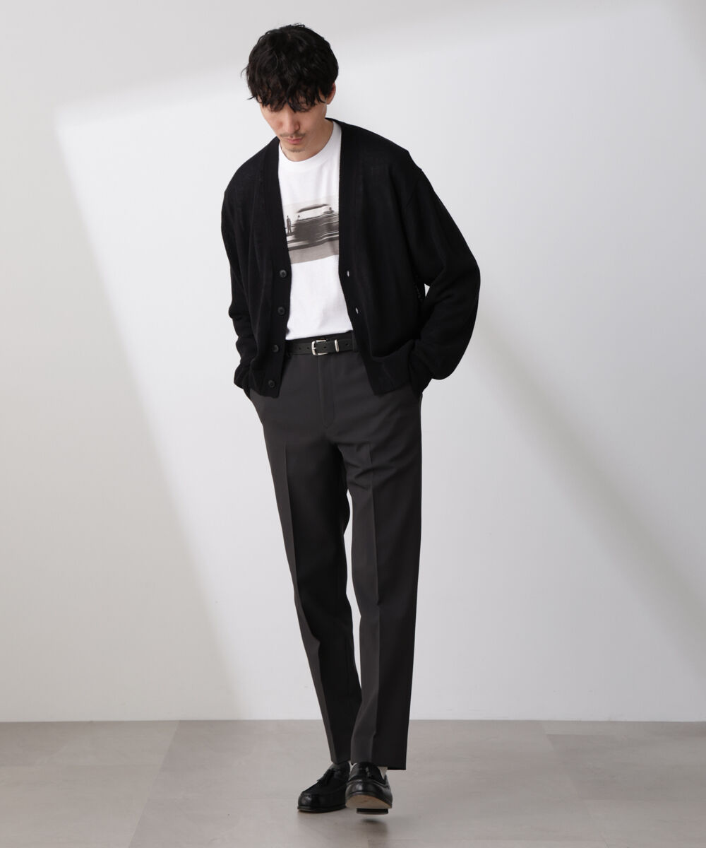 nano･universe「｢SOIGNE｣ECOPET(R)&times;AERO ツイルストレッチスラックス」|チノ|