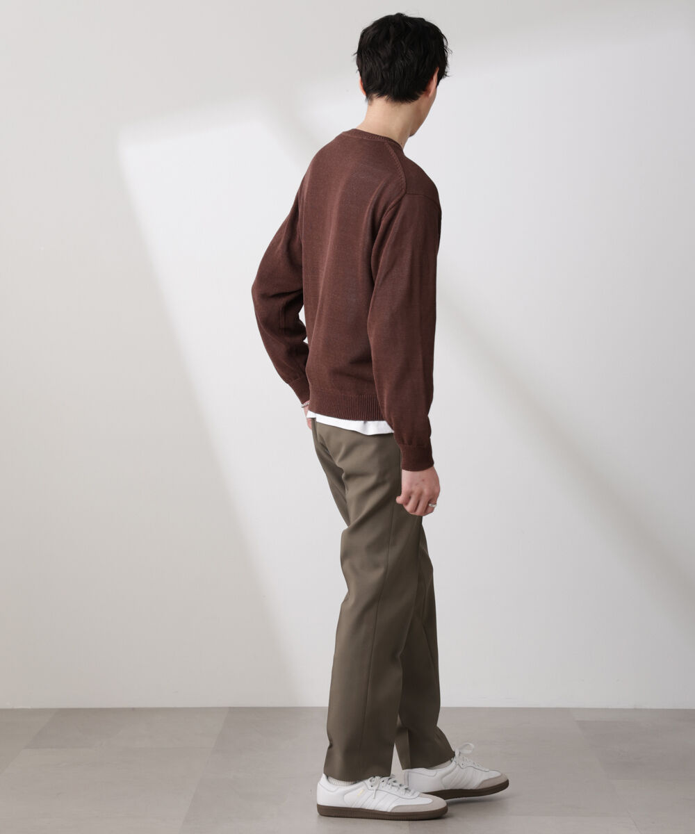 nano･universe「｢SOIGNE｣ECOPET(R)&times;AERO ツイルストレッチスラックス」|チノ|