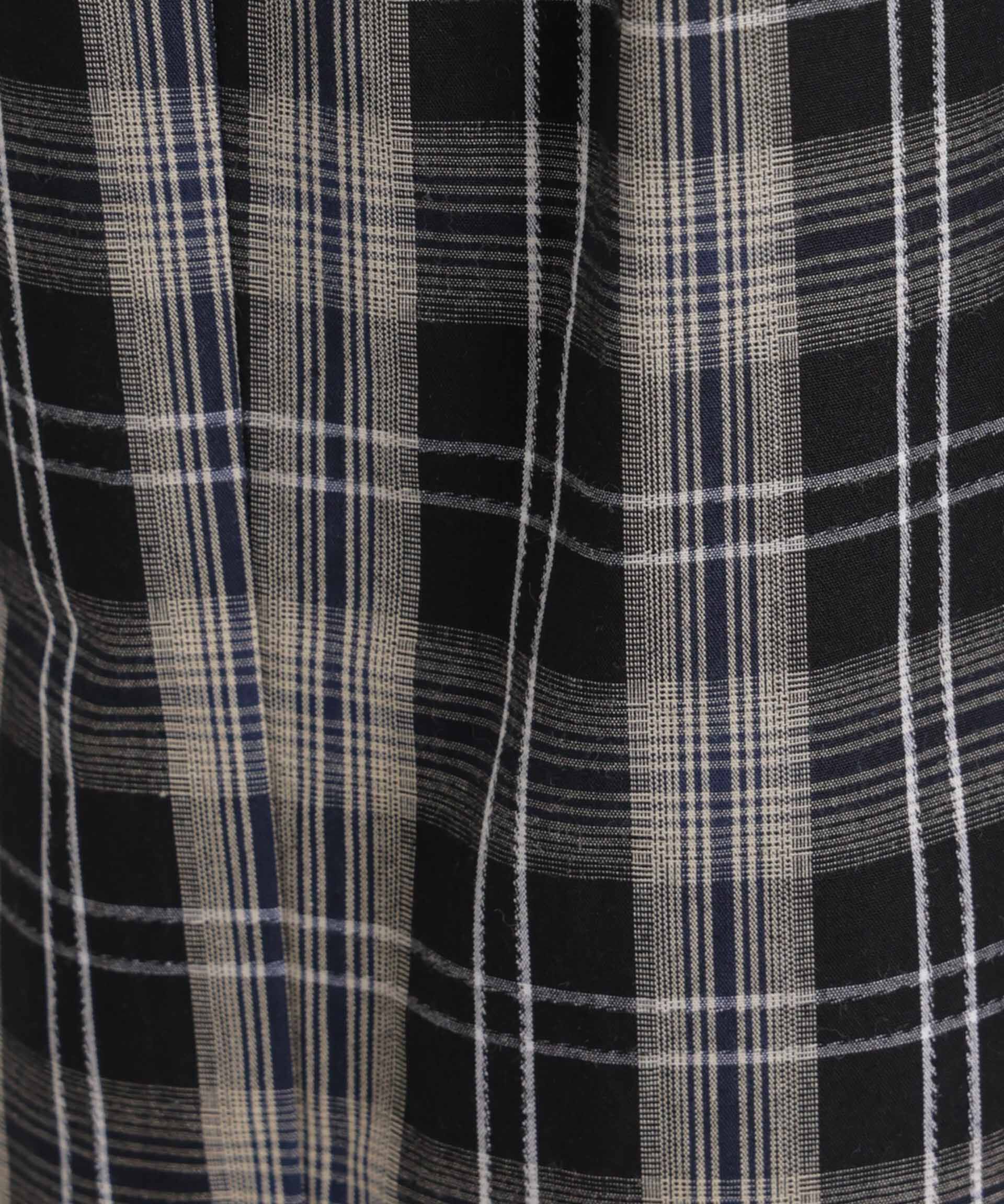 nano･universe「チェックイージーワイドパンツ」|チノ|