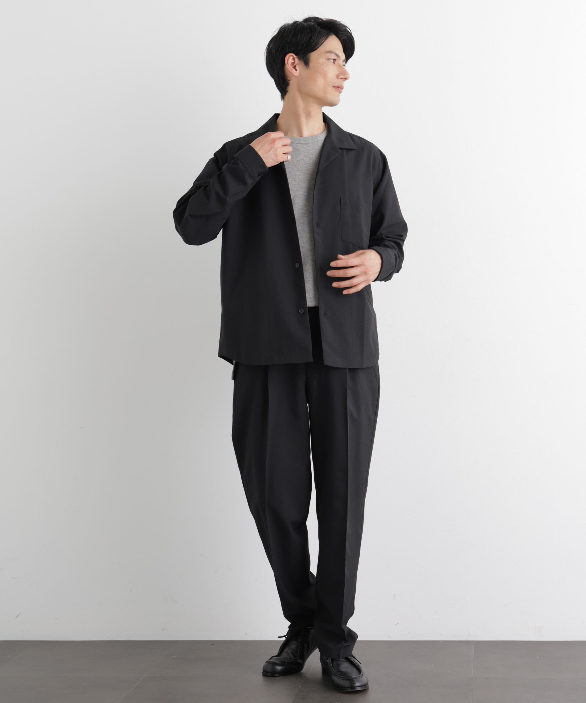 nano･universe「セオアルファ スラックス（セットアップ可）」|チノ|