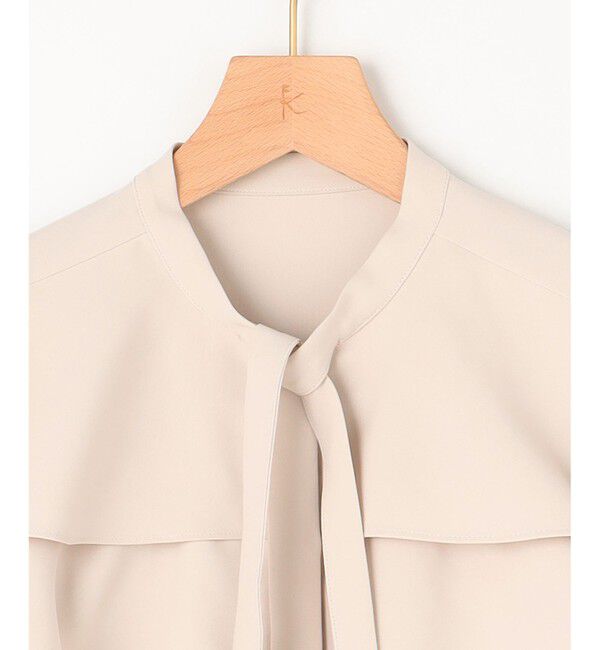 組曲「【KUMIKYOKU NAVY】コンフォータブルドレープ フリルブラウス」|シャツ・ブラウス|