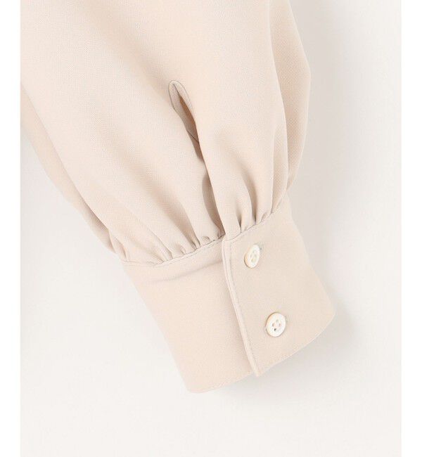 組曲「【KUMIKYOKU NAVY】コンフォータブルドレープ フリルブラウス」|シャツ・ブラウス|