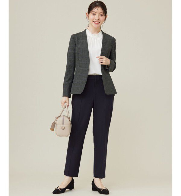 ANY SIS「【保温効果/ストレッチ】シリーズ累計13万枚突破！ビューティサーモ ノーカラージャケット」|ノーカラージャケット|