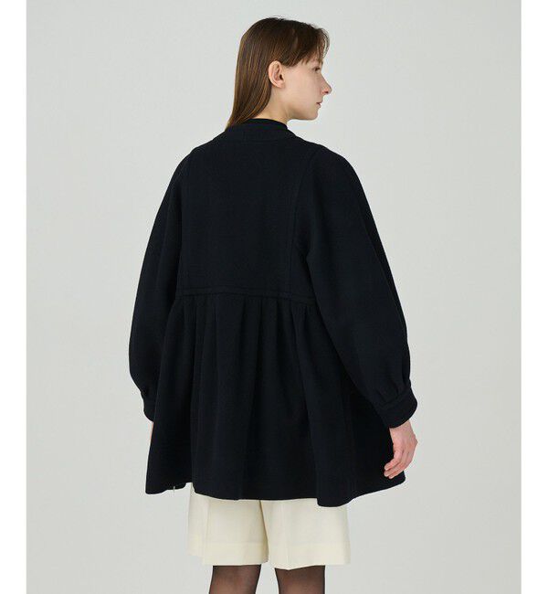 Grace Class「テントラインショートコート」|ノーカラーコート|