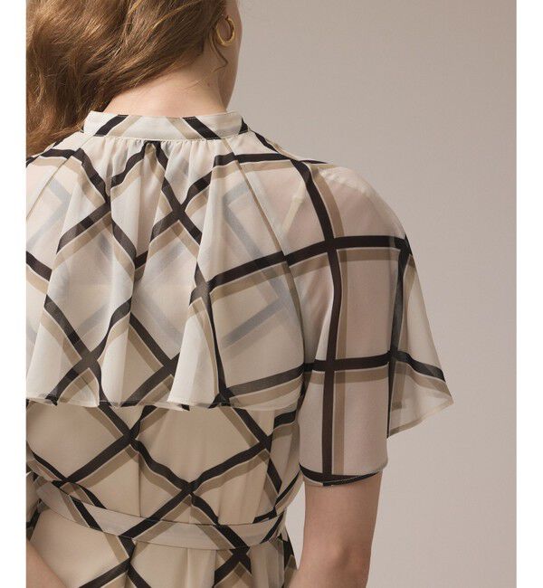 Diagram「チェックプリントプリーツワンピース」|ワンピース|