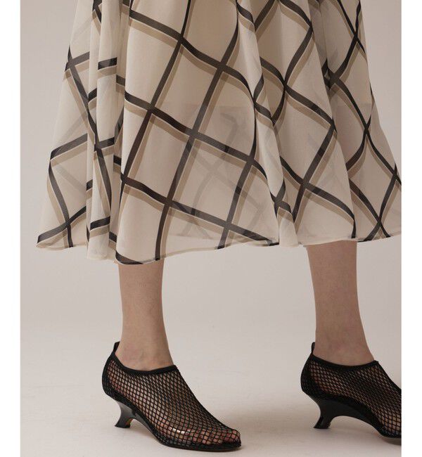 Diagram「チェックプリントプリーツワンピース」|ワンピース|