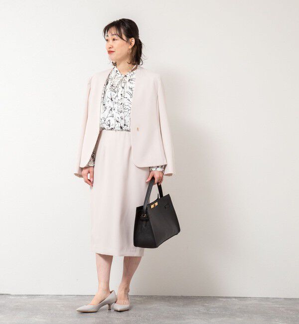 NOLLEY'S sophi「《セットアップ対応》ウォッシャブル強撚タイトスカート」|タイト|