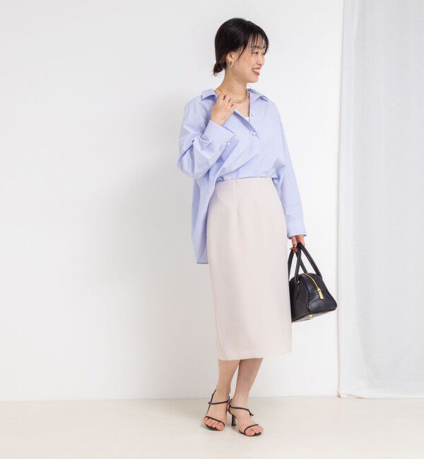 NOLLEY'S sophi「《セットアップ対応》ウォッシャブル強撚タイトスカート」|タイト|