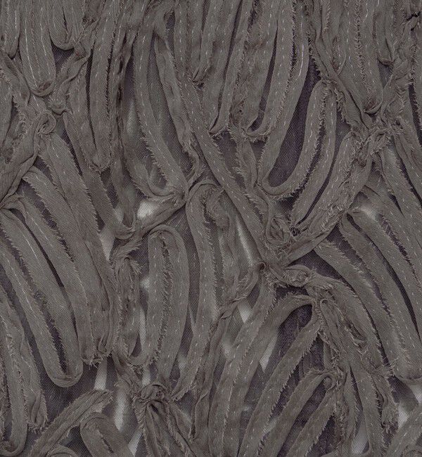 Rie Miller「《セットアップ対応》チュール刺繍タイトスカート」|タイト|