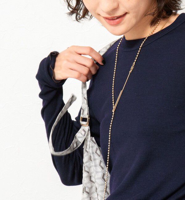 NOLLEY'S「MY STANDARD ウォッシャブルリブクルーネックロンT」|Tシャツ・カットソー|