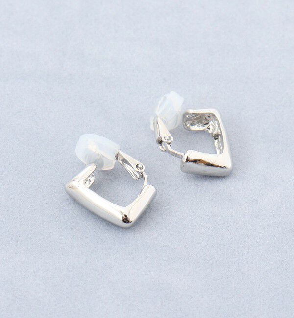 grace grace「【grace grace/グラスグラス】スクエアＧ型イヤリング」|イヤリング|シルバー