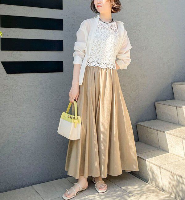 NOLLEY'S sophi「ウォッシャブルシアーオーガンジー2WAYシャツ」|シャツ・ブラウス|