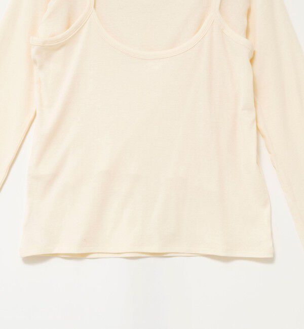 MAQWEL「【MAQWEL/マクウェル】ウォッシャブルレイヤードプルオーバー」|Tシャツ・カットソー|