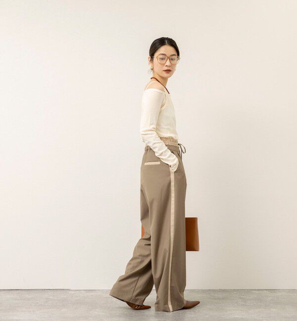 MAQWEL「【MAQWEL/マクウェル】ウォッシャブルレイヤードプルオーバー」|Tシャツ・カットソー|