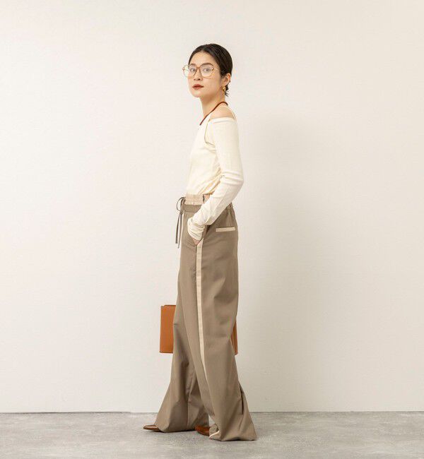 MAQWEL「【MAQWEL/マクウェル】ウォッシャブルレイヤードプルオーバー」|Tシャツ・カットソー|