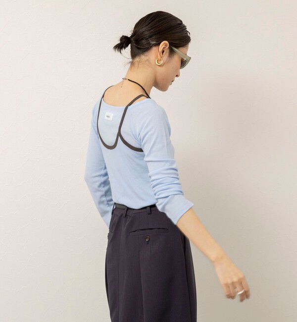 MAQWEL「【MAQWEL/マクウェル】ウォッシャブルレイヤードプルオーバー」|Tシャツ・カットソー|