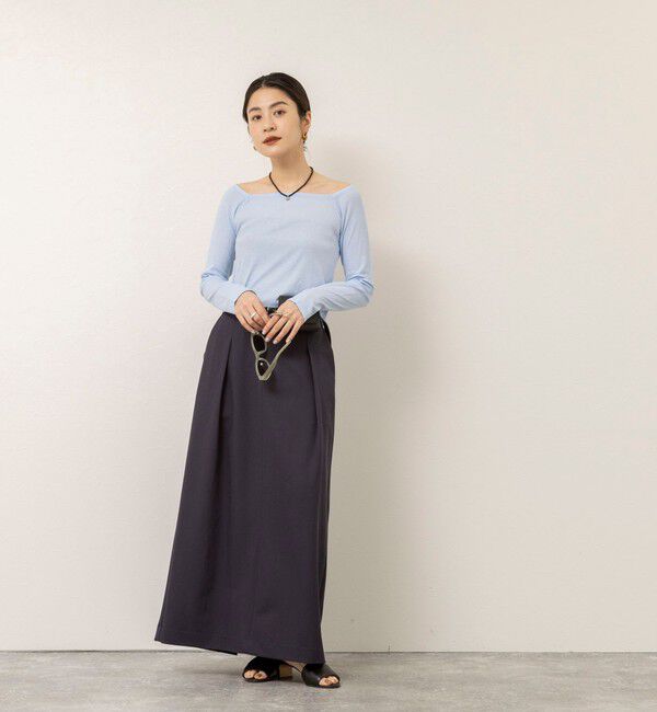 MAQWEL「【MAQWEL/マクウェル】ウォッシャブルレイヤードプルオーバー」|Tシャツ・カットソー|