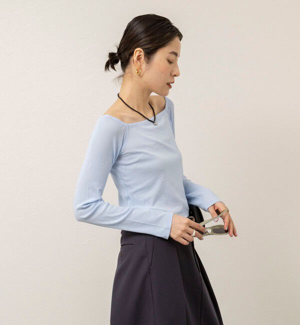 MAQWEL「【MAQWEL/マクウェル】ウォッシャブルレイヤードプルオーバー」|Tシャツ・カットソー|