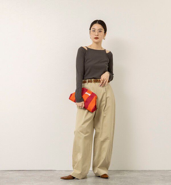 MAQWEL「【MAQWEL/マクウェル】ウォッシャブルレイヤードプルオーバー」|Tシャツ・カットソー|