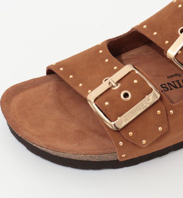 NOLLEY'S「【GENUINS/ジェニンズ】　スエードスタッズベルトサンダル」|サンダル|