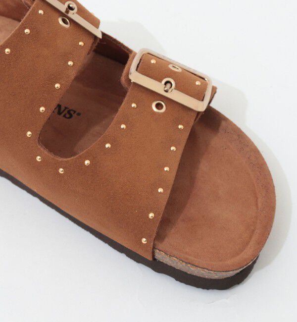 NOLLEY'S「【GENUINS/ジェニンズ】　スエードスタッズベルトサンダル」|サンダル|