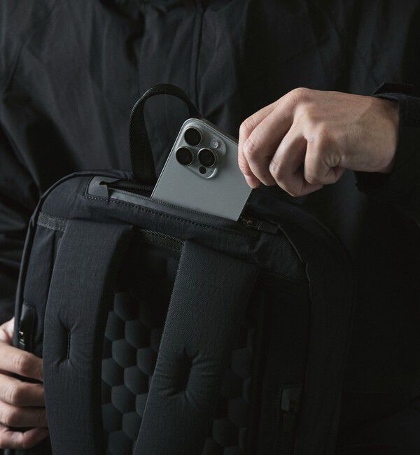 NOLLEY'S goodman「【WEXLEY/ウェクスレイ】STBP600 STEM V2 CRINKLE NYLON BLACK」|リュック|